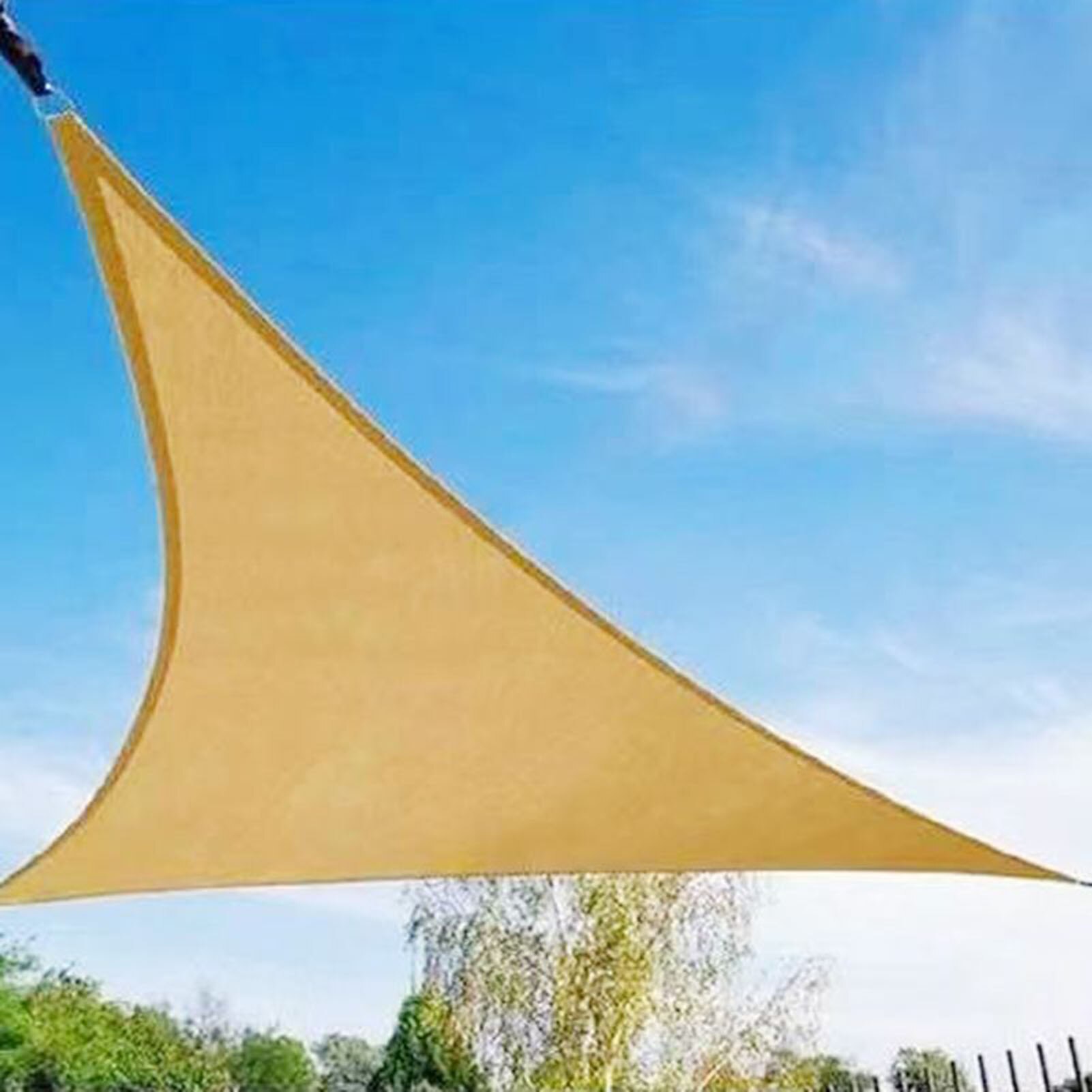 2/3M Waterproof Triangle Sun Shade Sail Canopy Tent for Block Sun Shelter For Outdoor Facility&amp;Activities Backyard Awning