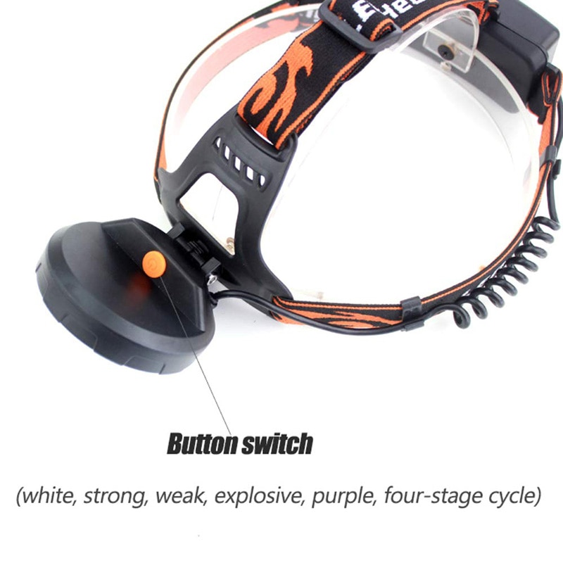 100 LED Scheinwerfer 10W 4 Modi Weiß + 395nm UV Schwarzlicht Kopf Taschenlampe Licht Wiederaufladbare Im Freien Wasserdichte Leistungsstarke UV licht