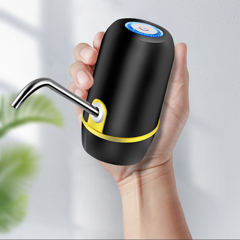 Ladung Elektrische Pumpe Wasser Flasche Wasser Halterung Reines Wasser Druck Wasser Wasserhahn Schwarz