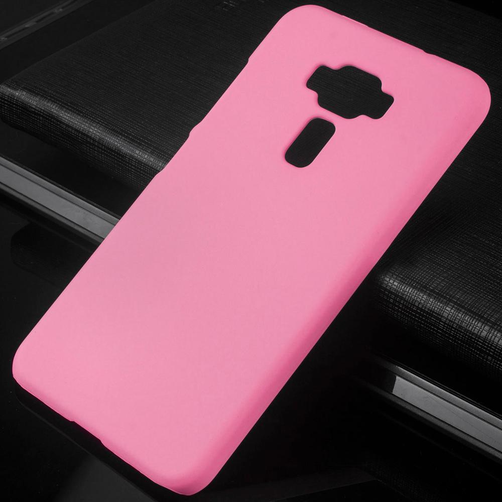 Matte Plastic Coque Cover 5.2For Asus Zenfone 3 Ze520Kl Case For Asus Zenfone 3 Ze520Kl Phone Back Coque Cover Case: Pink