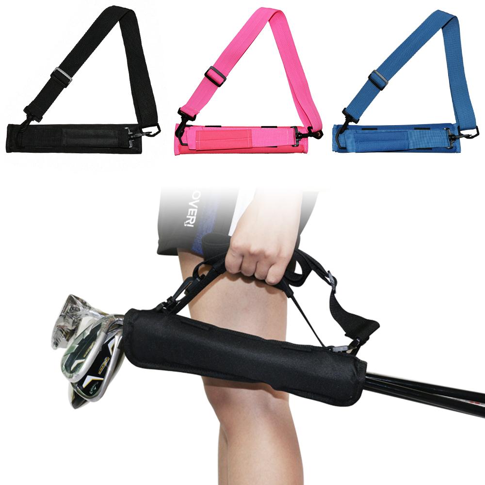 Club de Golf Sac De Rangement Portatif Extérieur Peut Installer 4 Boule Clous Diagonale Pièces Jointes Accueille 3-5 Clubs Simple Bouton-Pression