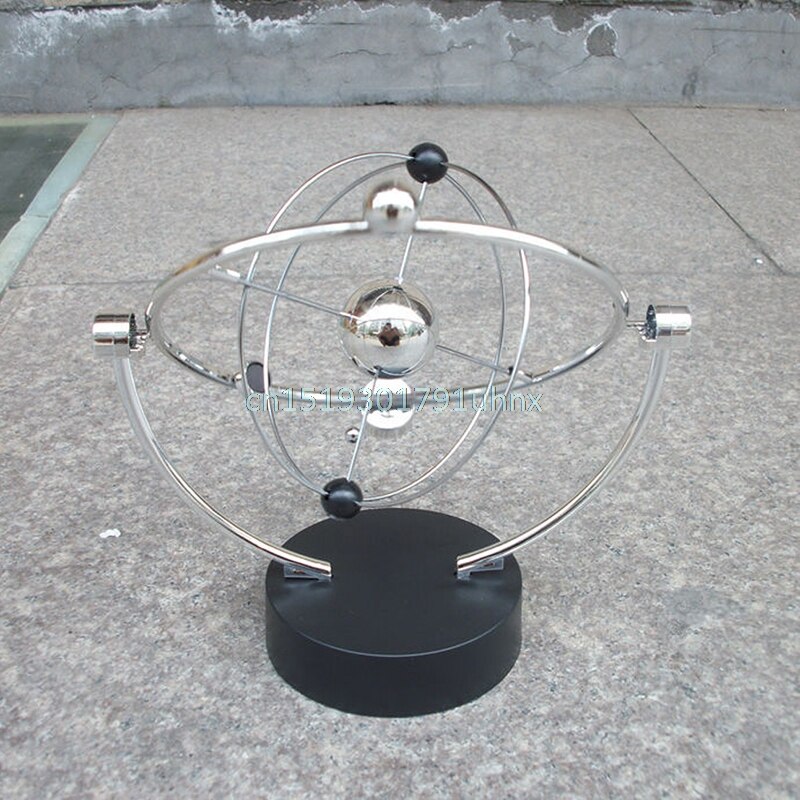 Kinetisk orbital roterende gadget evig bevægelse skrivebord kontor indretning kunst legetøj skrivebord sæt