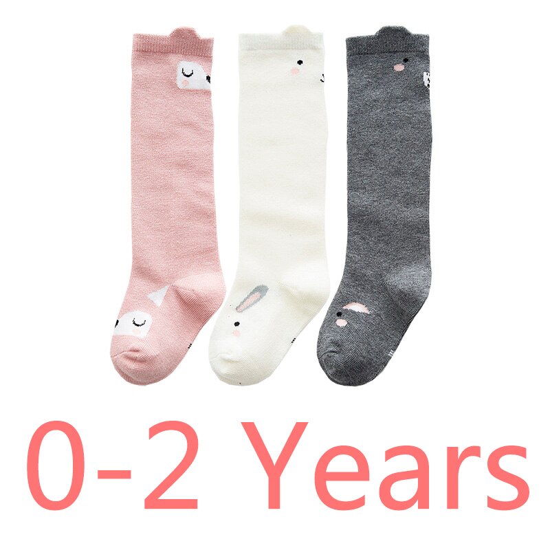 3Pcs/Lot Mesh Non-Slip for Girl Boy Socks Cotton Infant Newborns Baby Kids Socks for Fox&Cat Baby Toddler Clothes 0-4 Years: G207 S