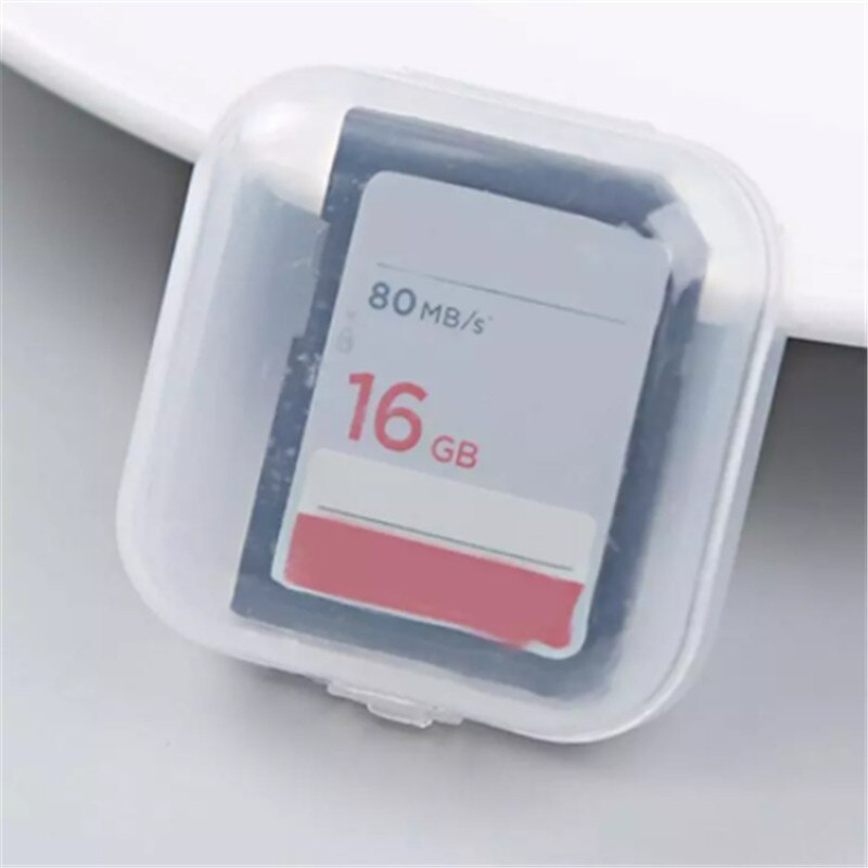 Scatole piccole da 5 pezzi Scatola di plastica trasparente quadrata Custodia per gioielli Contenitore di finitura Scatola di immagazzinaggio per imballaggio per orecchini