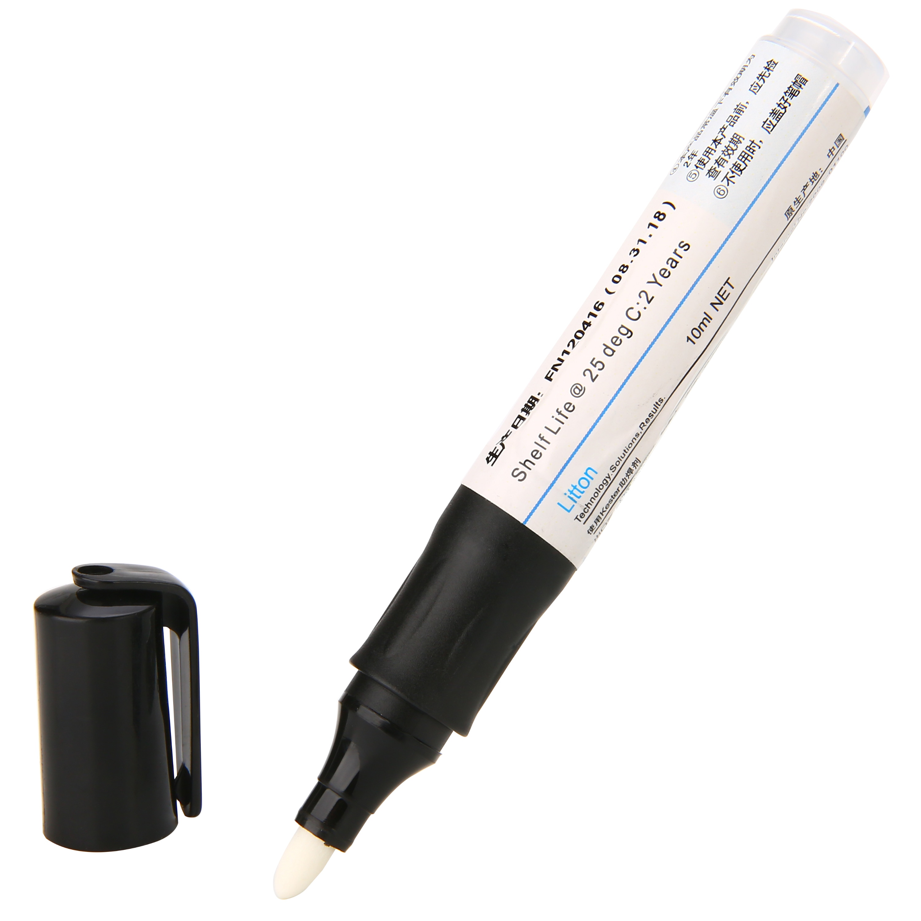 1X 10ml Soldering Flux Pen Low-Solid Non-Clean Surface Mount Solar Panel White Head Rosin Flux Pen