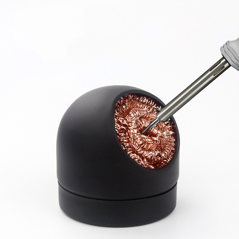 Soldering Iron Tip Cleaner Desoldering Cleaning Ball Welding Soldering Iron Mesh Filter Metal Wire Stand Steel Ball Tin Remover
