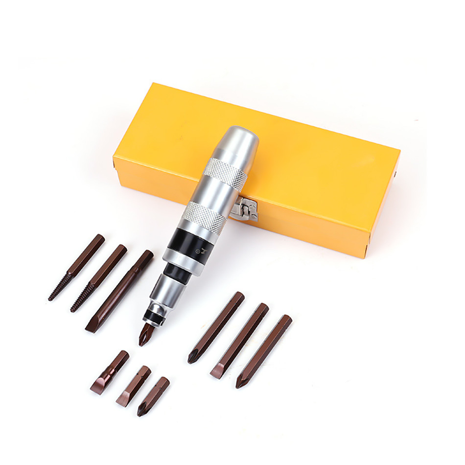 Impact Schroevendraaier Set 13Pcs Heavy Duty Shock Schroevendraaier Bit Set Beitel Bit Industriële Grade Multifunctionele Schroef Extractor