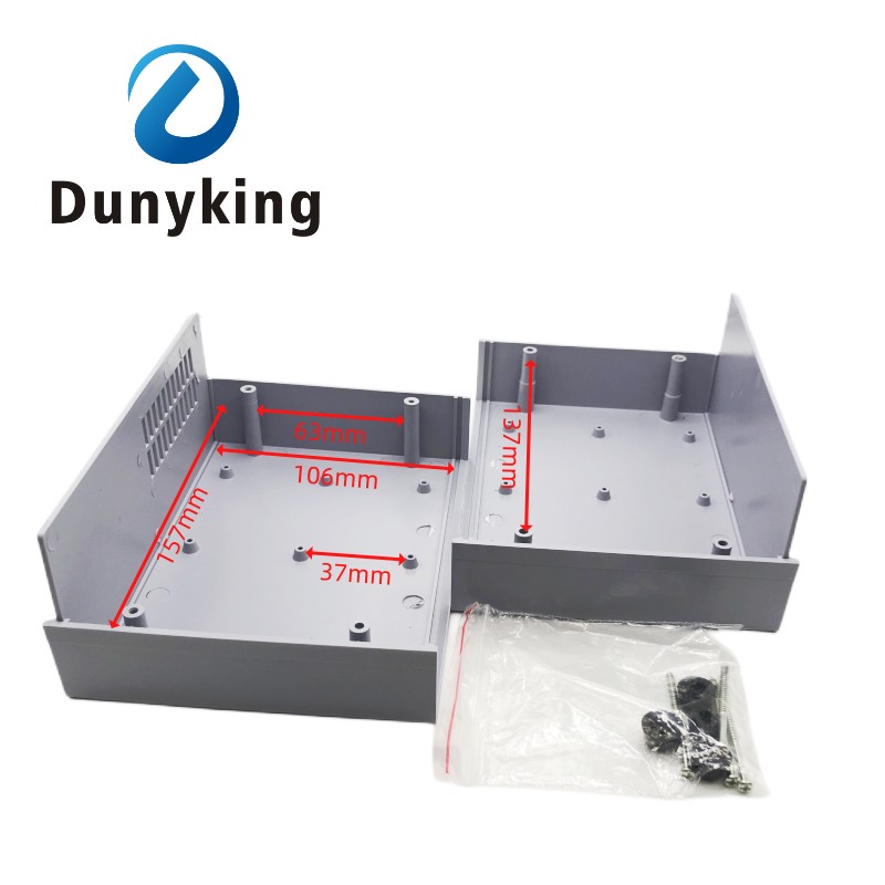 1 Stück ABS Blaues Kunststoffgehäbenutzen Projektbox DIY Projektgehäbenutzen 160X120X70mm Anschlussbox mit Wärmeableitungslöchern