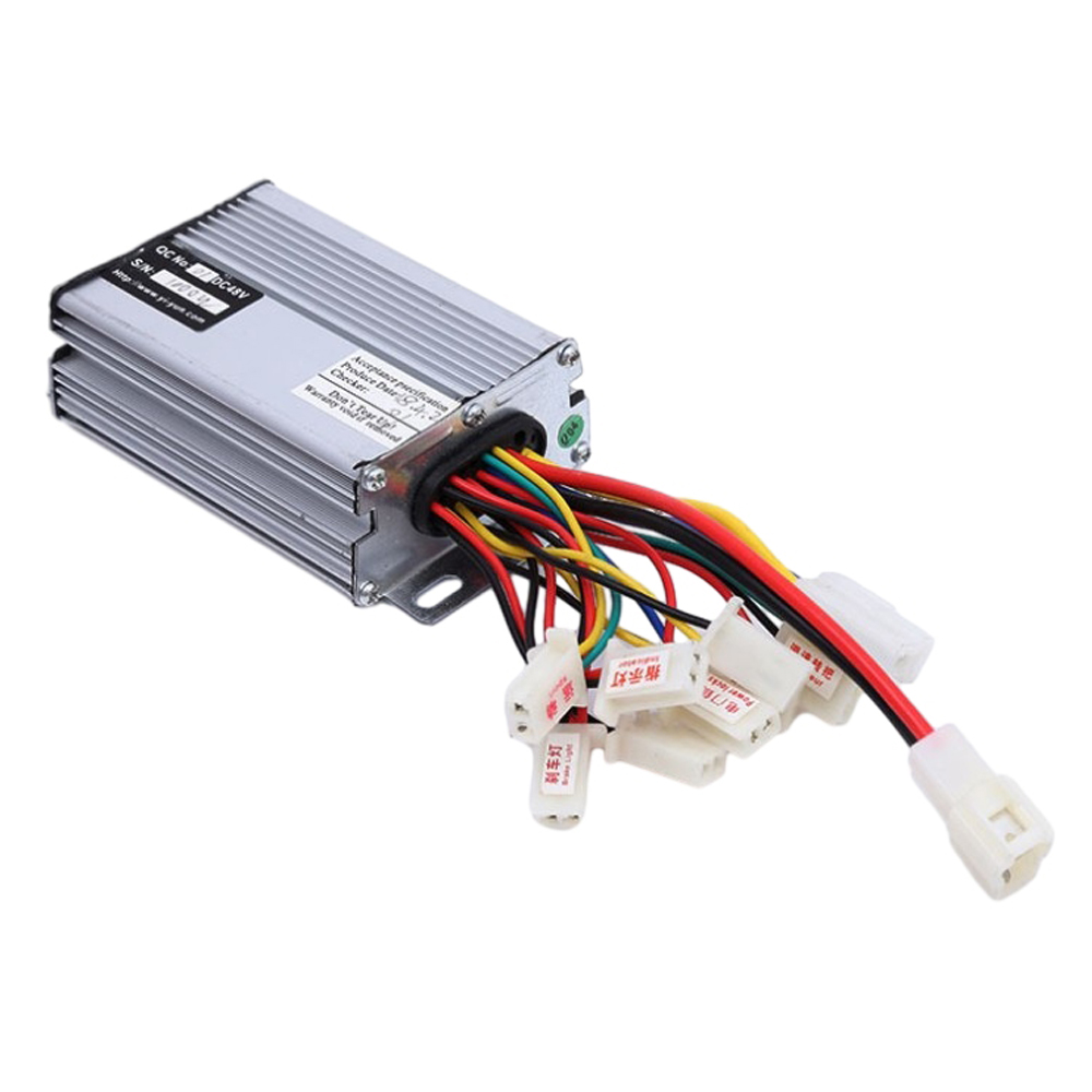 Controlador de velocidad del Motor de 36V/48V y 1000W, controlador de cepillo para bicicleta eléctrica, controlador de velocidad de cepillo de 30A CC para piezas de bicicleta eléctrica, 1 ud.