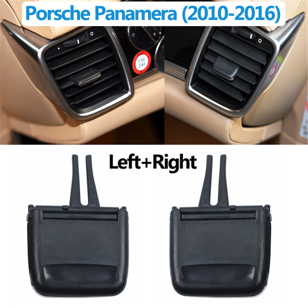 Interior do carro console dianteiro ar condicionado traseiro ac ventilação grille exterior quadro painel guarnição para porsche panamera 2010-2016: Left Right 1 Pair