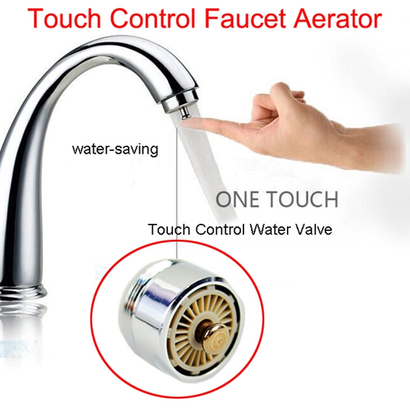 Brass Touch Control Faucet Aerator Water Valve Water Saving one touch tap Aerator