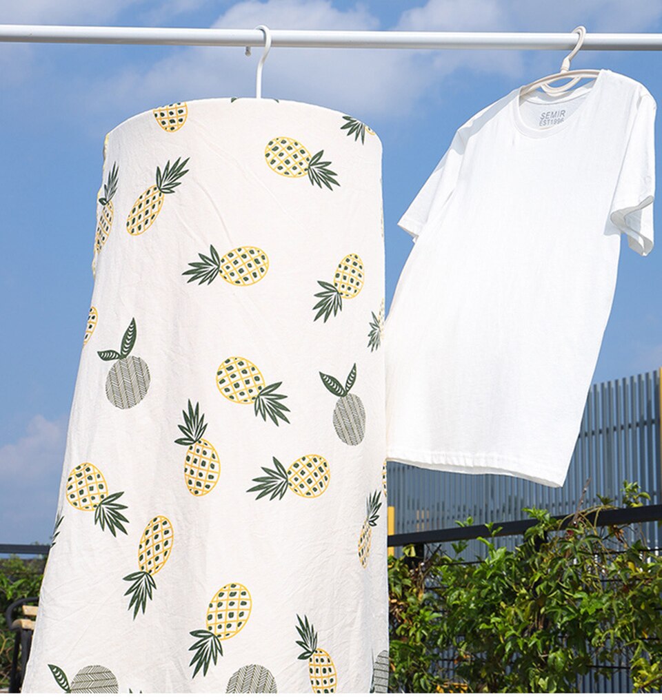 Iron Spiral Clothes Quilt Drying Racks Iron Hanger For Sheets Quilt