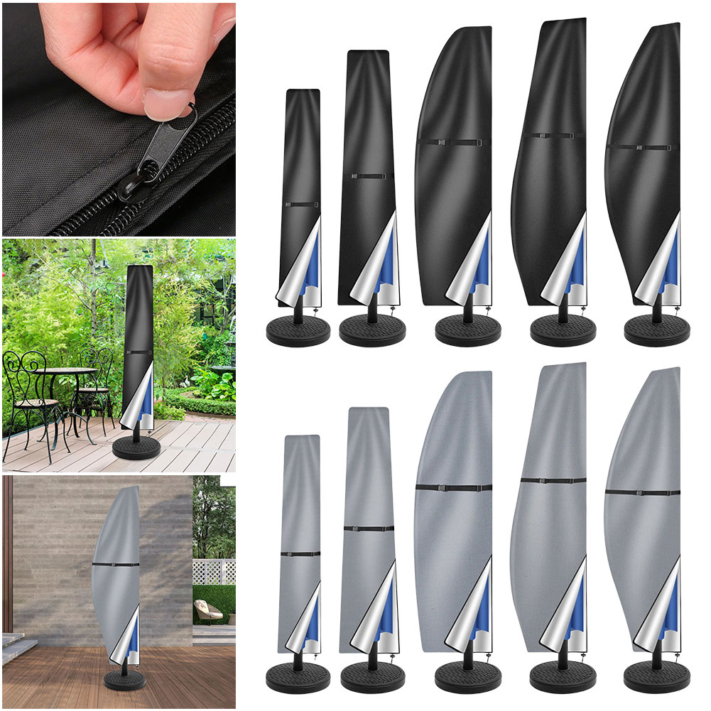 Patio Paraplu Parasolhoes Waterdichte Outdoor Anti-UV Beschermhoes met Rits Patio Parapluhoes voor Outdoor Paraplu's