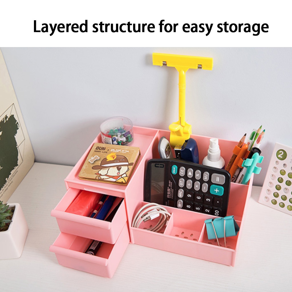 Cajón de cosméticos de plástico organizador de maquillaje caja de almacenamiento de maquillaje joyas contenedor de uñas titular de escritorio caja de almacenamiento de varios productos