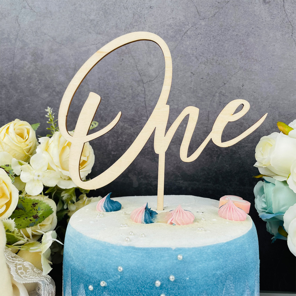 Decoración Para Primer Cumpleaños de una tarta, primer cumpleaños, celebración de bebé de un año, niña, niño, parejas, primer aniversario