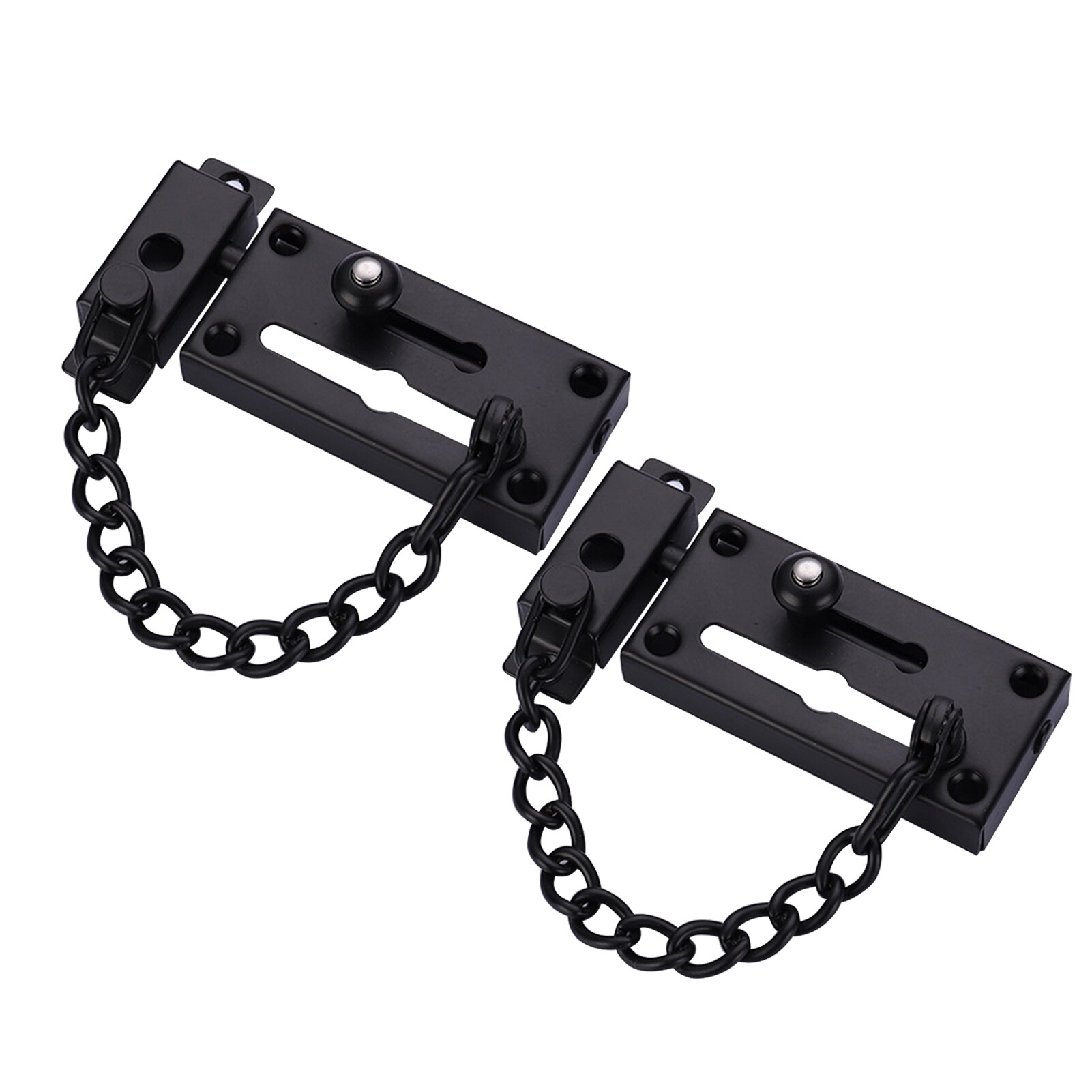 Verrou à glissière Anti-Vol Grange Facile À Installer En Acier Inoxydable Serrure de Chaîne de Porte Garage Sécurité Durable Moderne Porte Robuste