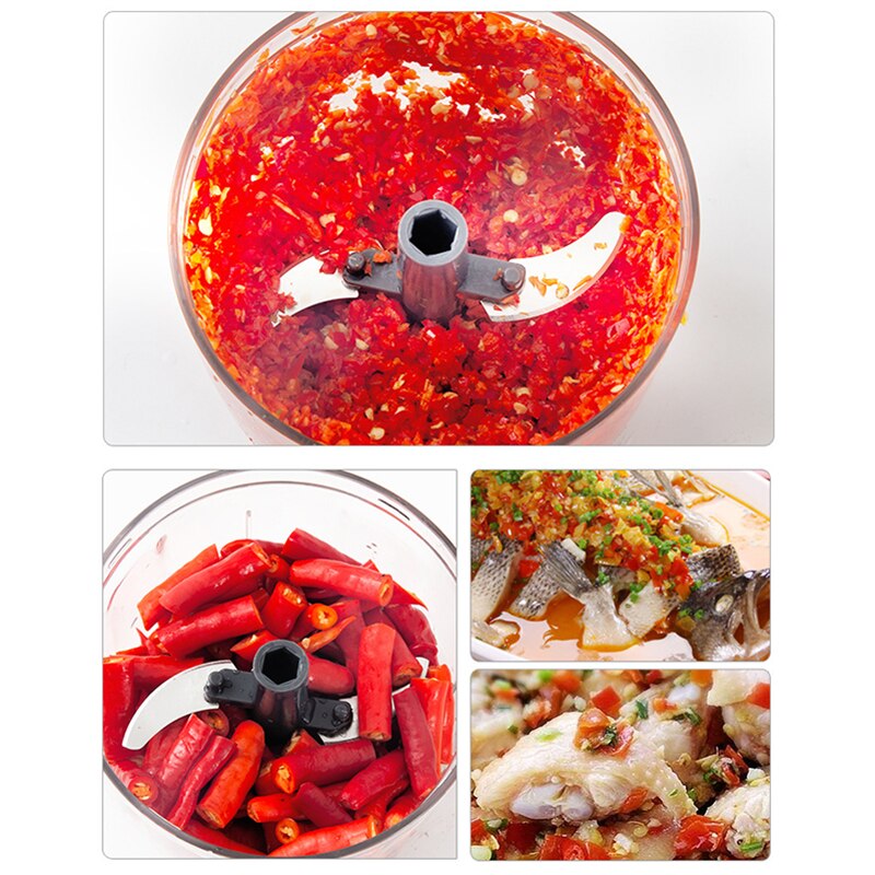 500ml/900ml Meat Grinder Hand-power Food Chopper Mincer Mixer Blender Chop Fruit Vegetable Processor Slicer Kitchen Accessories