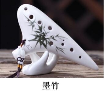 12 holes AC Ocarina good sound music instrument Alto C flute for beginner: Pattern 2