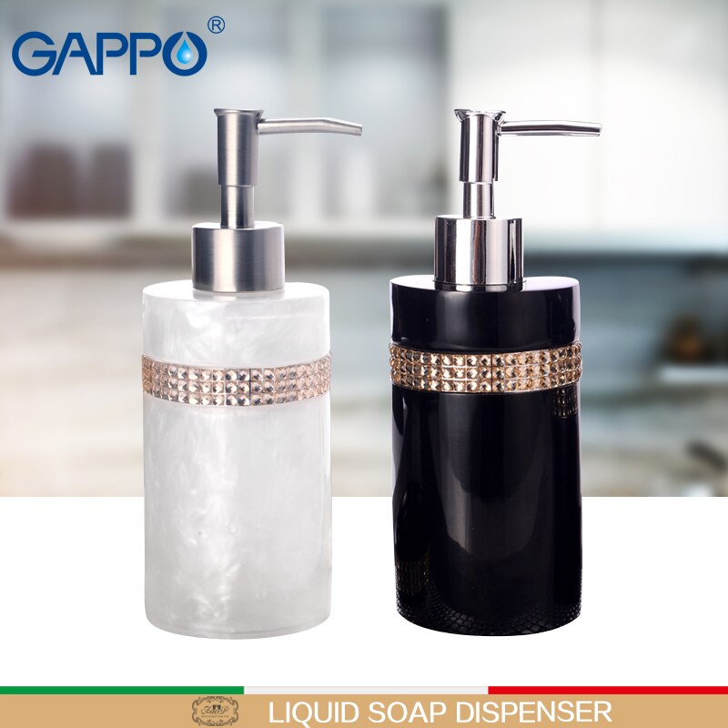 GAPPO liquid soap dispensers bathroom pump resin soaps imported resin Bottle Bath Bathroom accessories soap dispensers