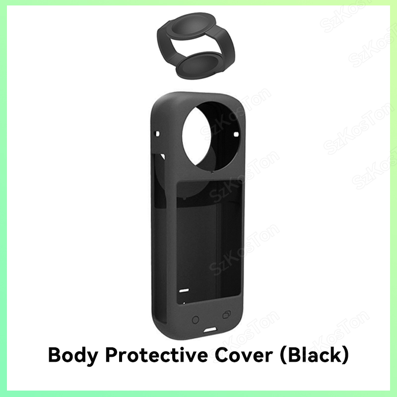 Accesorios para Insta360 X4 Selfie Stick estuche de buceo trípode Insta360 X4 protectores de lentes bolsa de almacenamiento marco Protector de pantalla carga: Naranja # ff6600