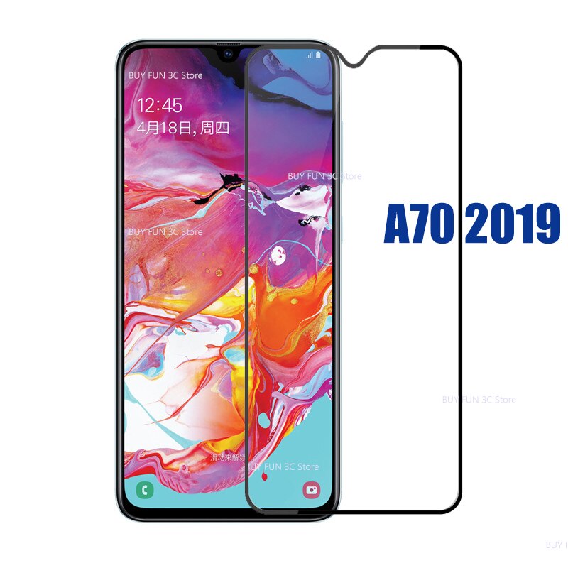 Verre trempé pour Samsung Galaxy A70 protecteur d'écran verre de protection sur pour Samsung A70 SM-A705F/DS A7050 a 70 70a film
