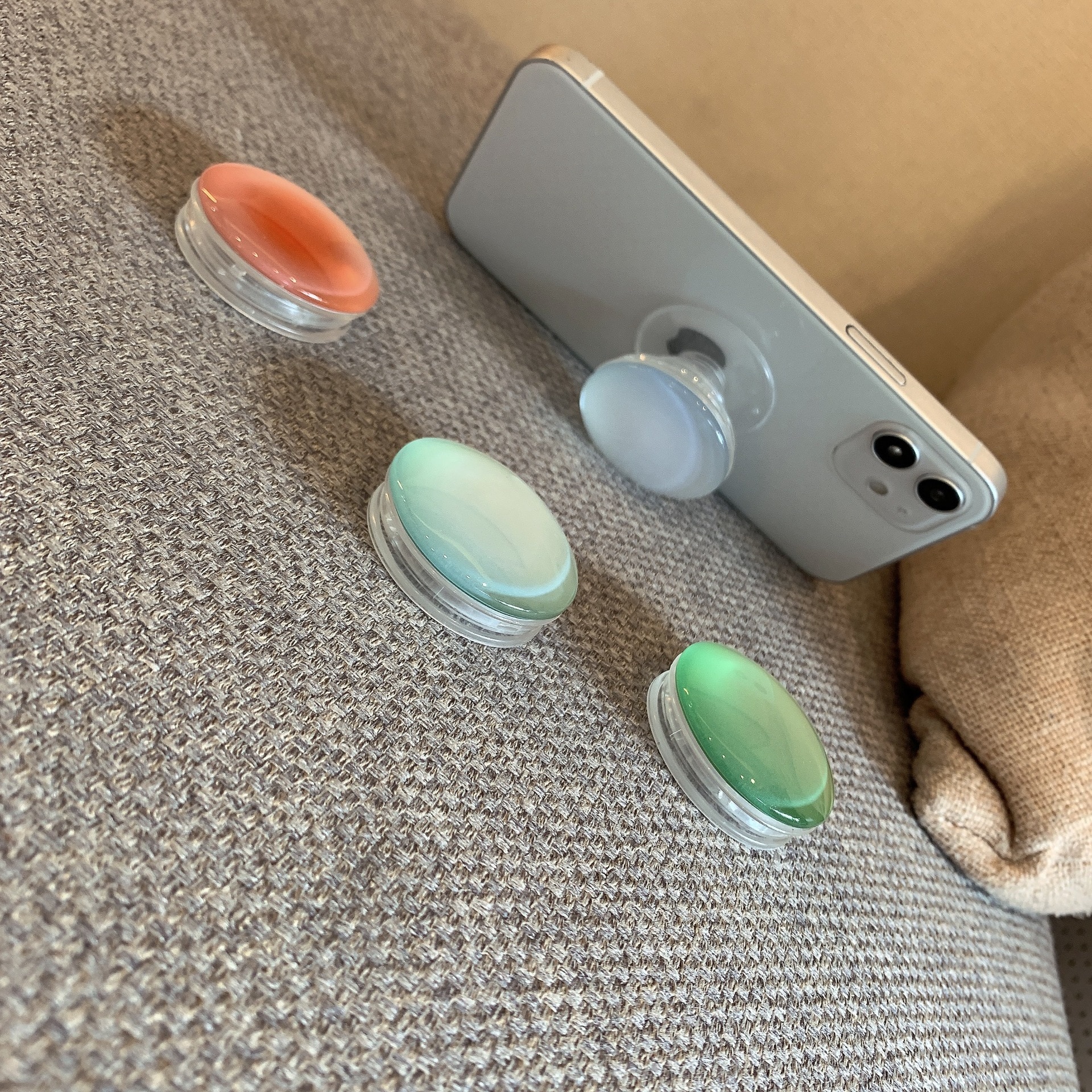 Crystal Finger Grip Holder Stands For Phone Universal Flexible Fold Bracket Expansion Cellphone Stand Socket Lazy Korea Popular