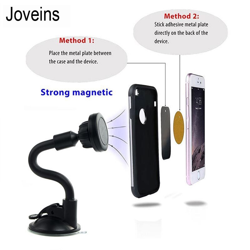 Car Phone Mount Windshield Magnetic Phone Car Mount Strong Sticky Gel Pad Phone Holder for Car Magnetic