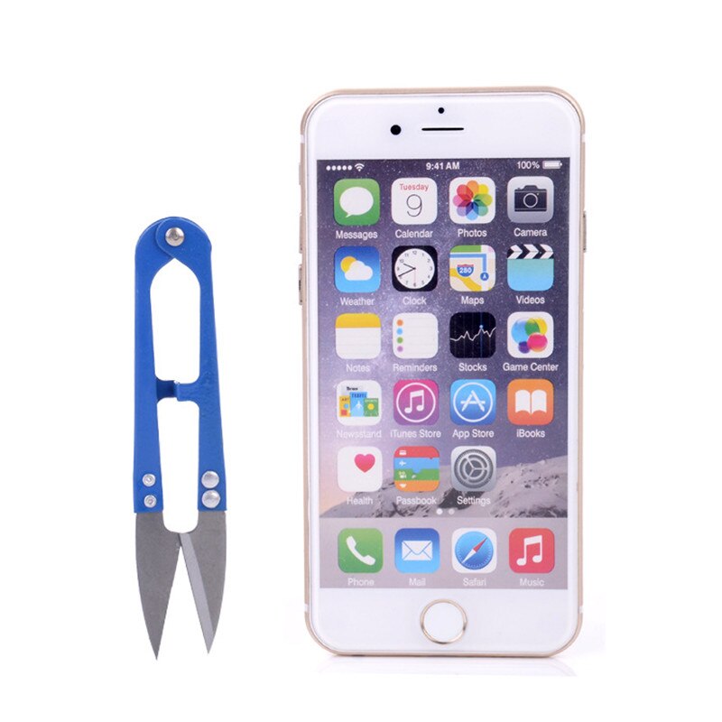 Poratble Metal Mini Tailor Scissor Cross Stitch Yarn Crafts Sewing Home Tool Small U Scissors School Office Household Cutter
