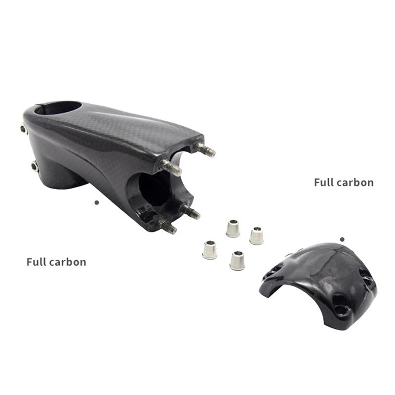 voll Kohlenstoff Vorbau MTB mountainbike 10 grad 31,8 MM Rennrad Kohlenstoff Stengel positiv und Negativ Radfahren Energie Teile fahrrad Stengel