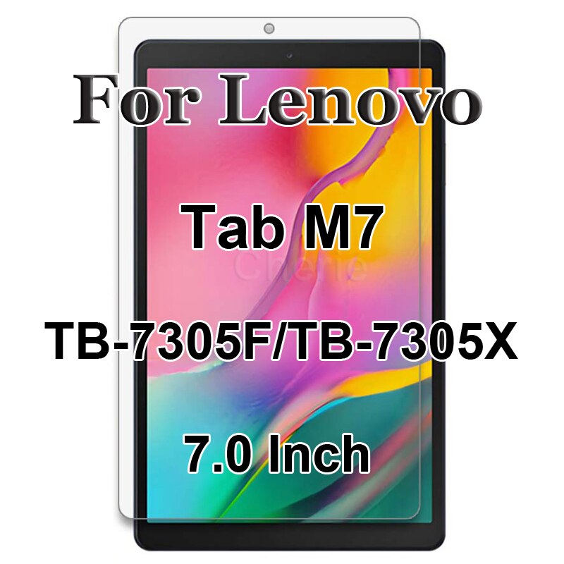 2Pcs Tempered Glass Screen Protector For Lenovo Tab M8 8.0 M7 7.0 Tab 4 8 Plus 8.0 7.0 TB-8705F TB-7305F TB-7305X TB-8704N Film: Tab M7 7.0 TB-7305F