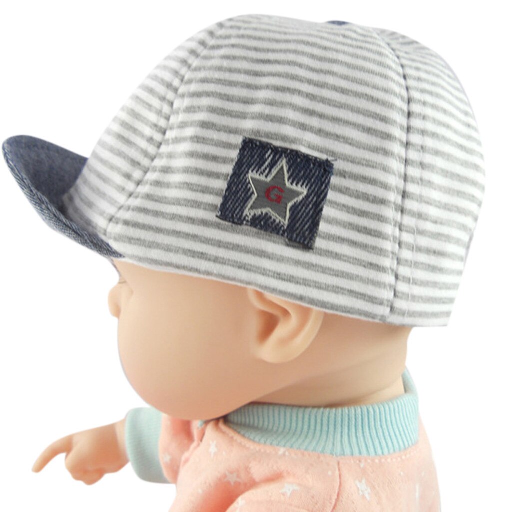 Cappello da bambino in cotone estivo cappello da bambino a righe Casual carino cappellino morbido gronda per bambini ragazze protezione solare cappelli cappellini детские шапки и шапки
