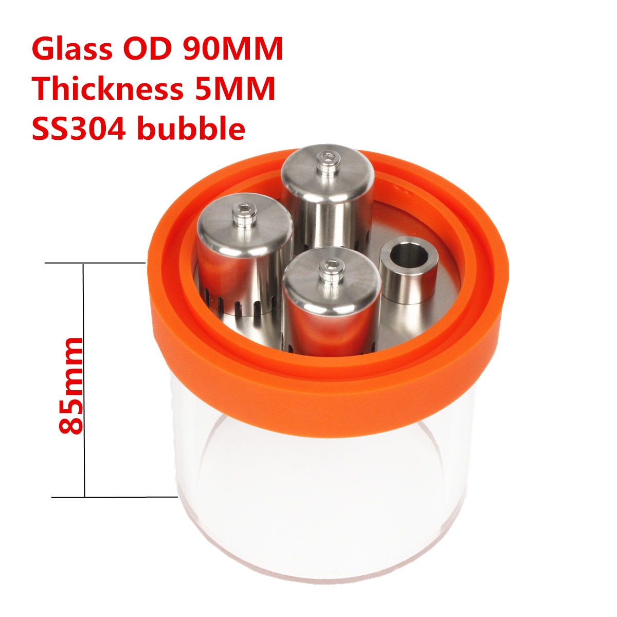 Glass bubble plates section with copper bubble plate Stainless steel bubble board for distillation