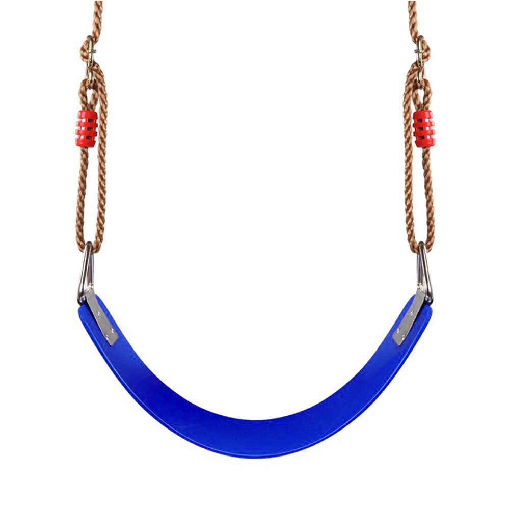 Bébé enfants enfants jouet intérieur extérieur jardin balançoire siège U Type corde réglable en plastique bonbons couleur Droshipping: Bleu