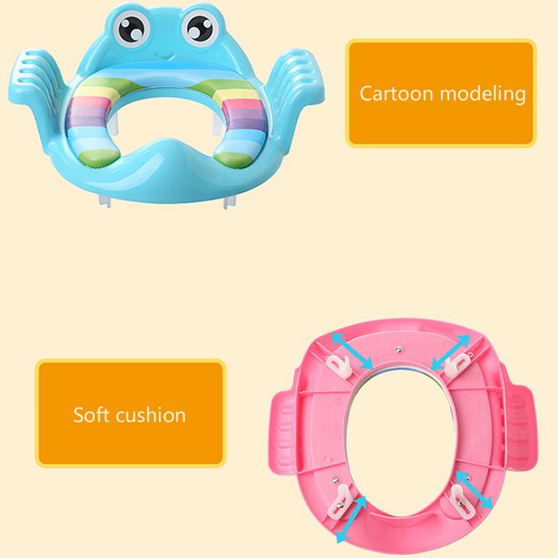 Pot bébé avec tapis doux bébé toilette dessin animé grenouille style Pot enfant Pot formation filles garçon Pot enfants chaise siège de toilette