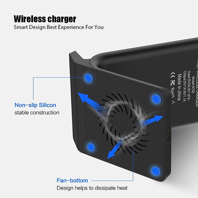 15w Telefon Stehen Bord Wirless Ladegerät für iPhone 12 11 Pro Schnelle Lade Website für iPhone X XR XS max Samsung S20