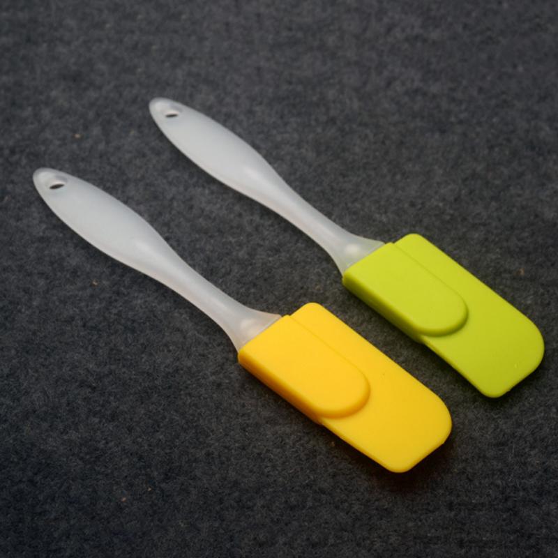 1/2Pcs Food Grade Silicone Taart Spatel Taart Decoratie Tool Siliconen Spatel Mengen Schraper Tool Koken Bakvormen Accessoires: Default Title