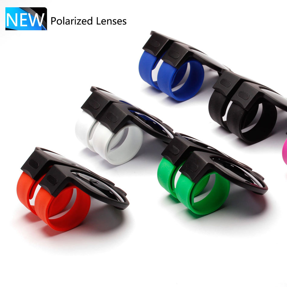 Slap Sunglasses Polarized Women Slappable Bracelet Sun Glasses for Men Wristband Fold Shades Oculos Colorful Mirror