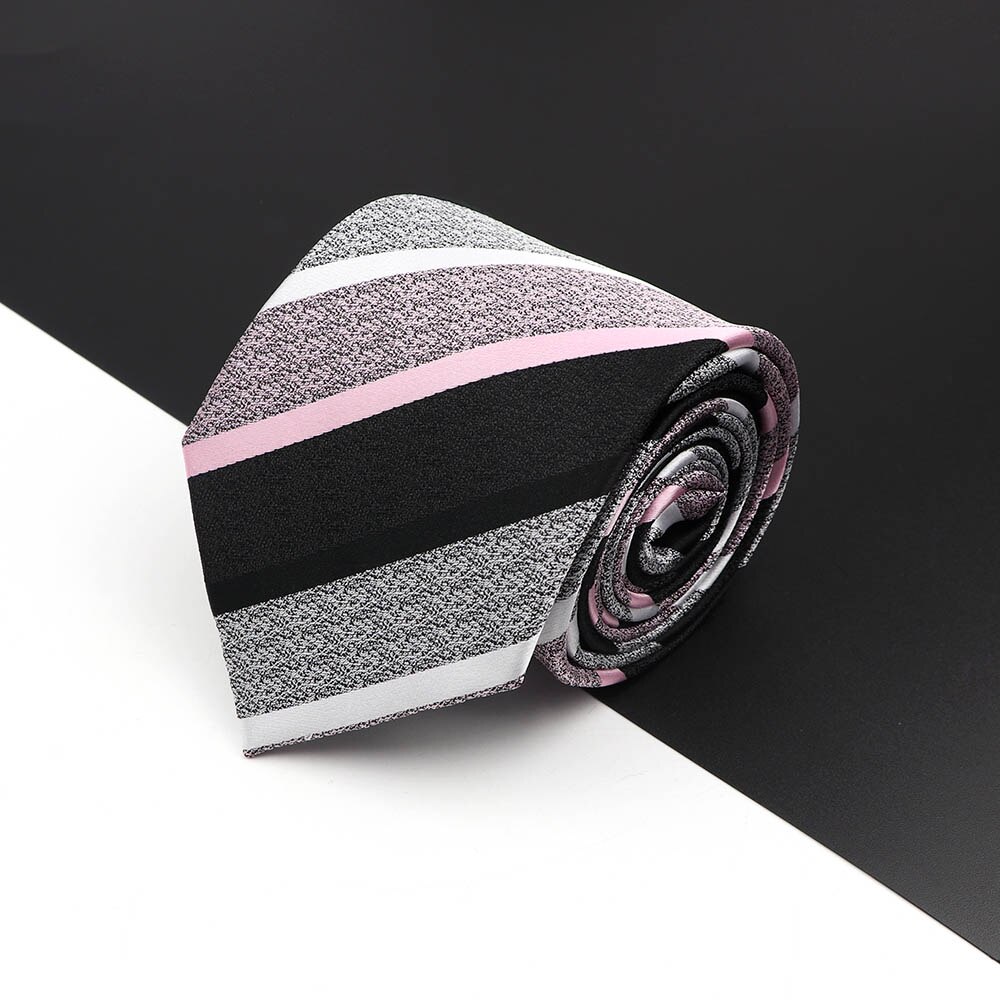 Polyester slips til mænd forretningsmøde gravatas homens mænds formelle #39 8cm stribet slips dagligt jakkesæt tilbehør: 20