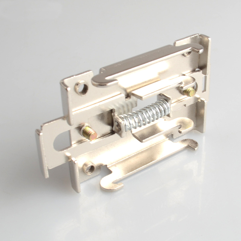 1PCS Clamp For Single Phase Mounting Rack SSR 40DA 25DA 35MM DIN Rail Fixed Buckle Solid State Relay Clip Clamp with Screw