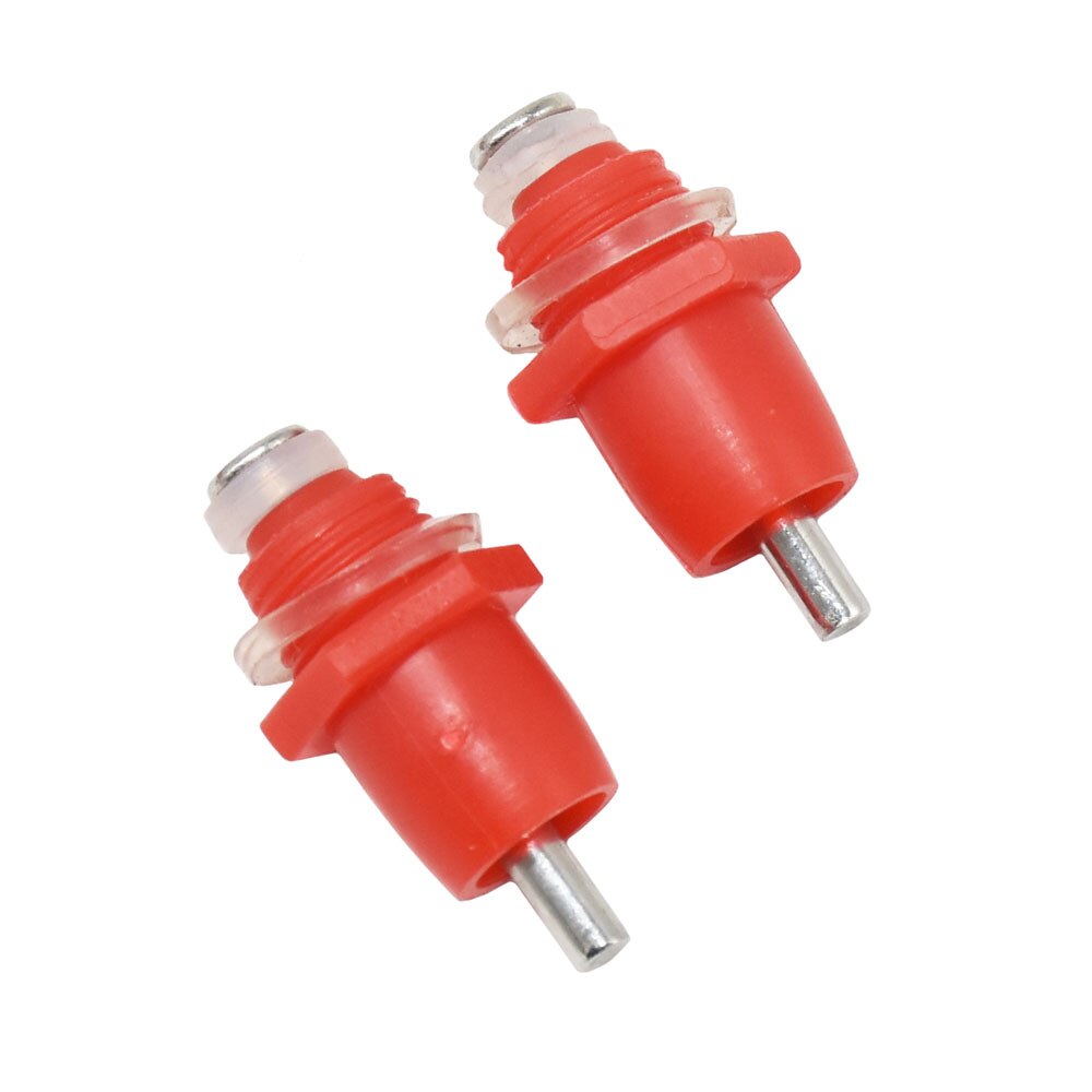 10-30 Pcs Poultry Chicken Nipple Drinker Drinking Fountain Red Spring Type Mouth Water Poultry Farming Feeding Equipment