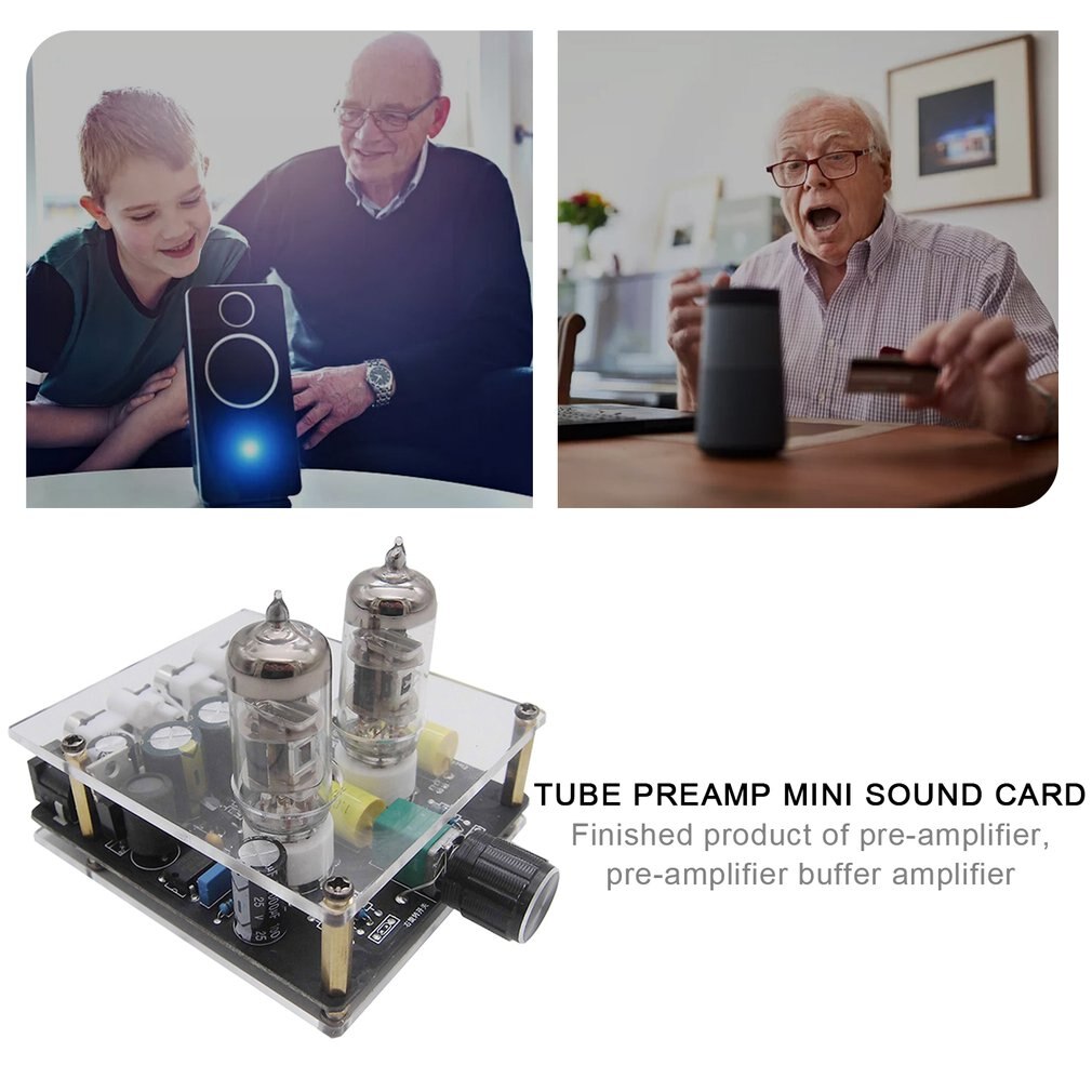 6j3 Electronic Tube Pre-stage Mini Sound Card Amplifier And Buffer Tube Amplifier Finished Product Sound Card