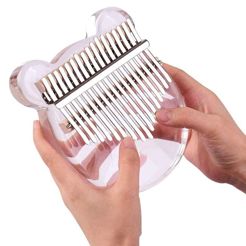 Piano de pulgar Kalimba, 17 teclas, portátil, flexible, hecho por una sola tabla, madera de caoba de: G