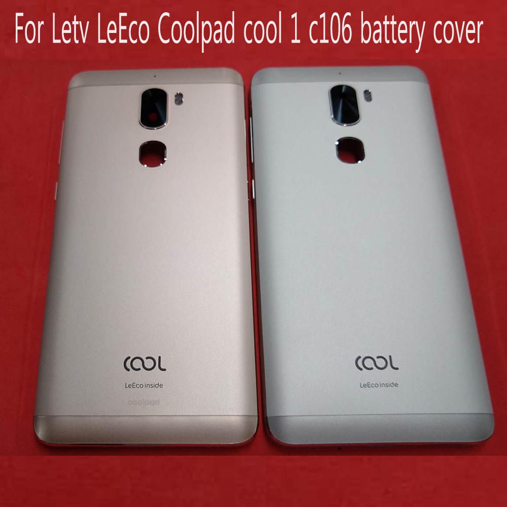 Cámara Dual Original de 5,5 pulgadas para Letv, LeEco, Coolpad, cool1, cool 1, c106, cambiador de batería 1C, carcasa trasera con botón de volumen