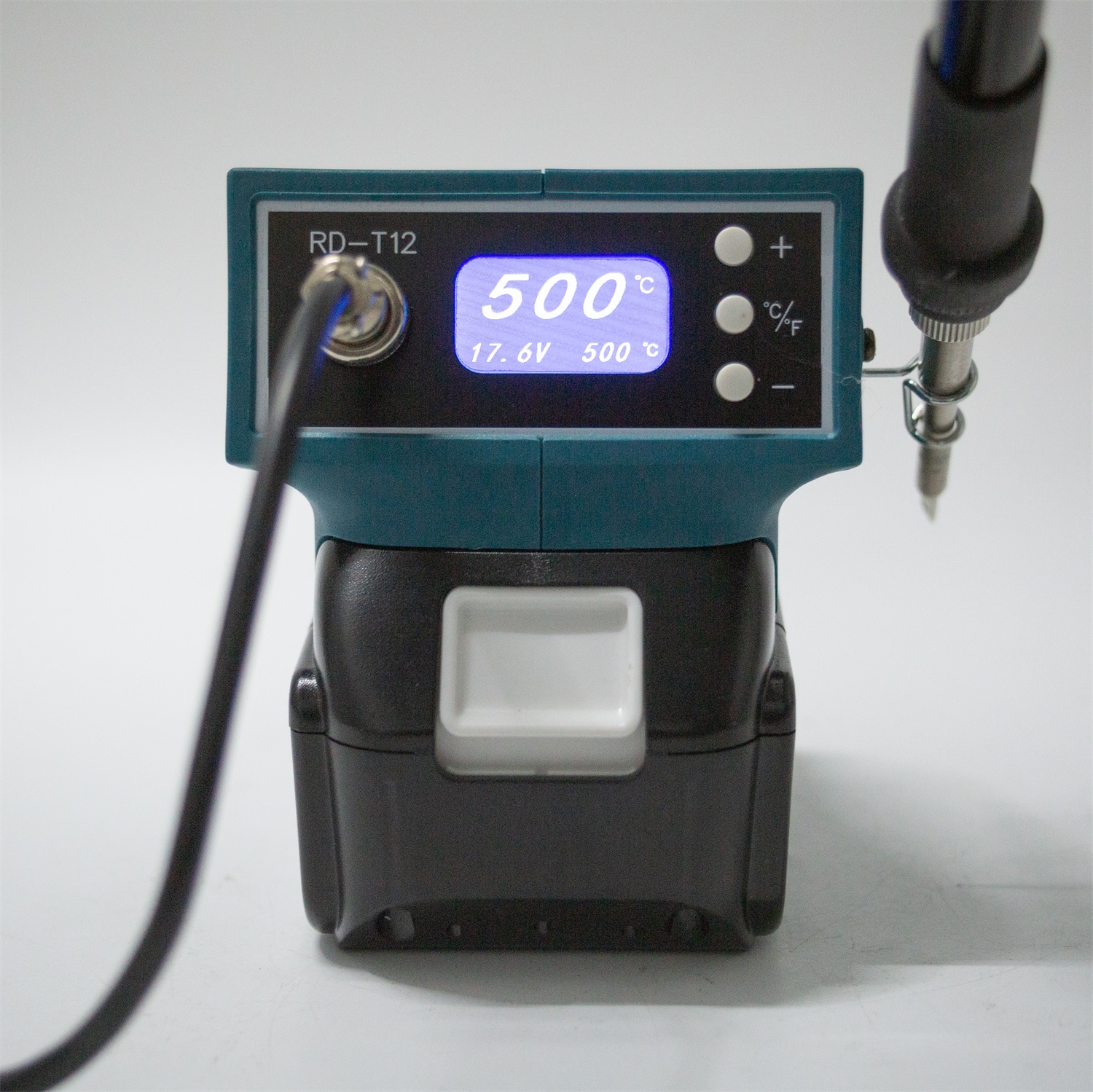 Oled-scherm voor makita 18v li-ion soldeerstation/soldeerbout, draadloos en draagbaar, voor makita  t12 soldeerstation (zonder accu)