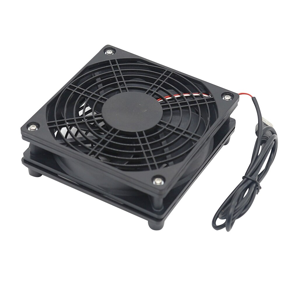 Cooling Fan Big Airflow Universal PC Cooler For Router TV Box Portable 5v DIY 120mm Silent USB Power Electronic Equipment