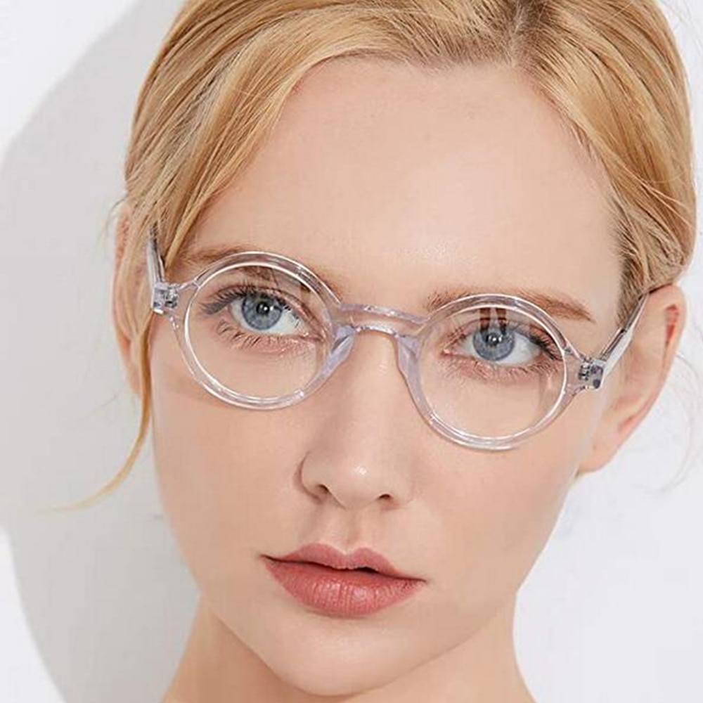 Acetate Vintage Small Round Glasses Men Eyeglasses Frame Women Optical Prescription Spectacle Clear Eyewear