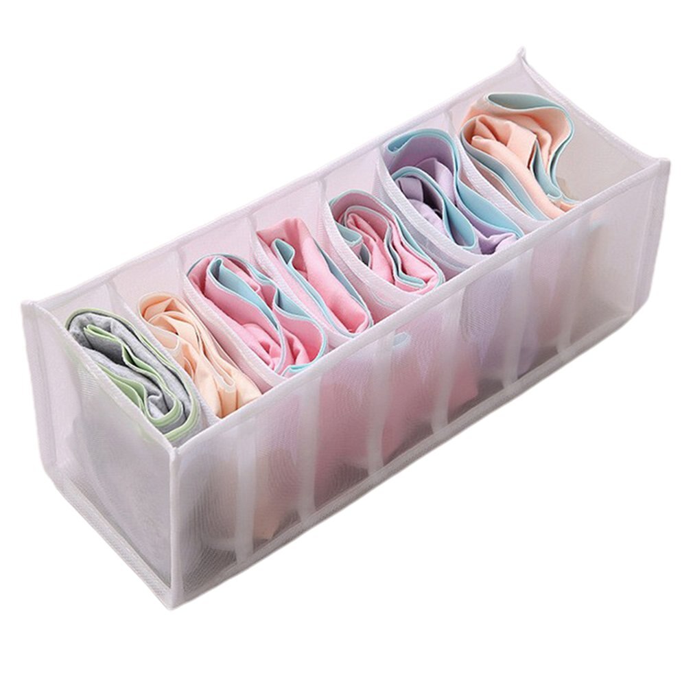 Foldable Jeans Storage Box Cubes Storage Boxes Socks Clothes Underpants Organizer Drawers Divider Box Cabinet Drawer Divider: 7