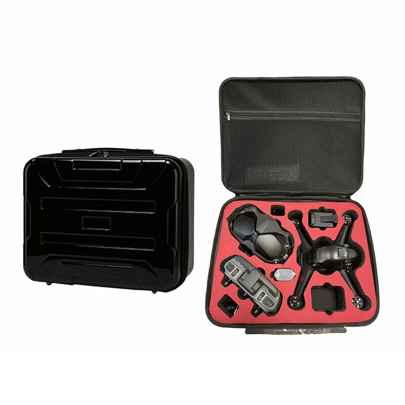 Bolsa de almacenamiento de Dron EVA portátil, maletín resistente al agua, Maleta de alta capacidad para DJI FPV Combo, funda protectora de mano: black
