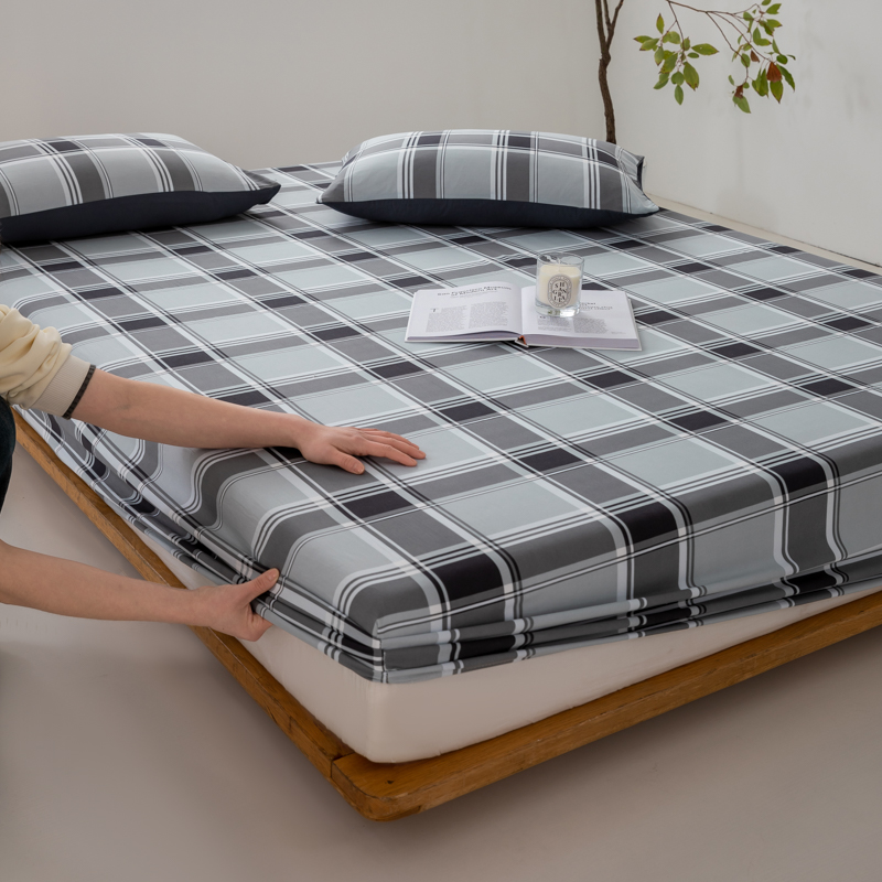 Einfache Kunst Bettdecke atmungsaktive Spann betttuch bedruckte Bettlaken Heimat Bettwäsche 90x200 Matratzen schoner Sabanas (kein Kissen bezug)