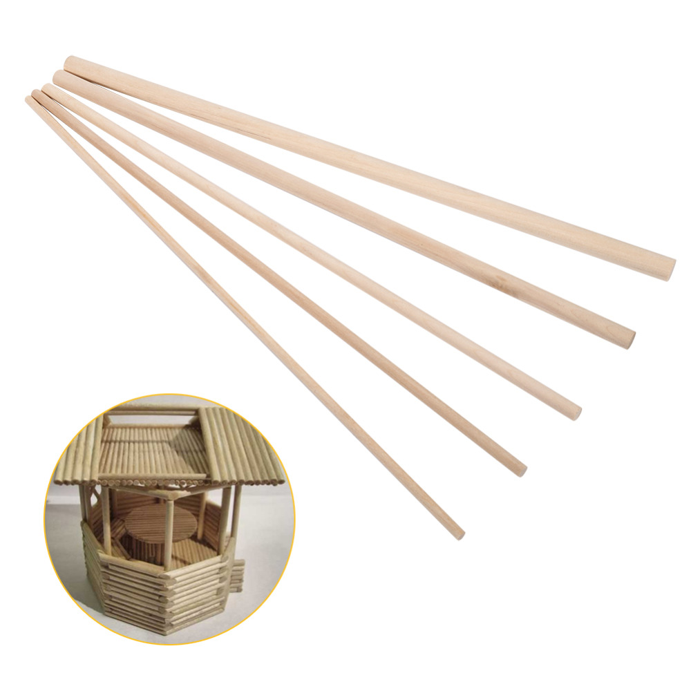 Palos de madera para manualidades, 10 piezas, 30cm de largo, pasadores, varillas, árboles dulces, herramienta de madera, 4mm-10mm